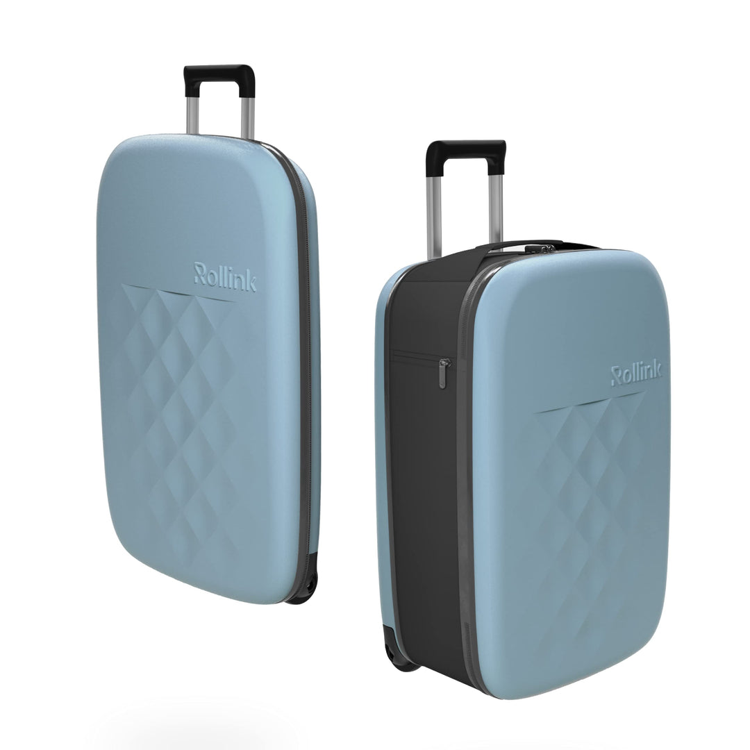 Rollink Vega II Reisekoffer, Trolley - Das Original mit innovativer Falttechnologie (Patent Pending)