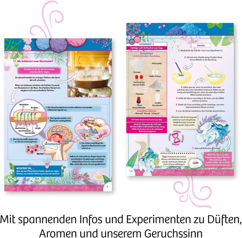 Kosmos 671570 Duft-Labor, Erforsche die Welt der Gerüche, Duftende Deko selbst herstellen mit Herz-F