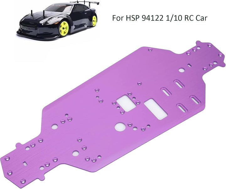 VGEBY RC-Chassis, Aluminiumlegierung Chassis Bodenplatte Chassisplatte Ersatz-Upgrade-Teile Kompatib