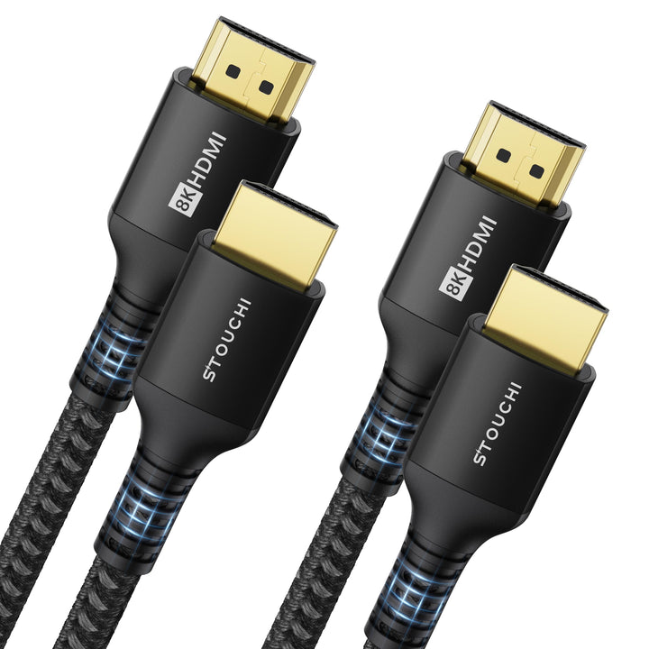 Stouchi 3m HDMI Kabel 8K,Ultra HD 48Gbit/s Hochgeschwindigkeit 8K60hz 4K120hz 144Hz 165Hz RTX,DSC eA
