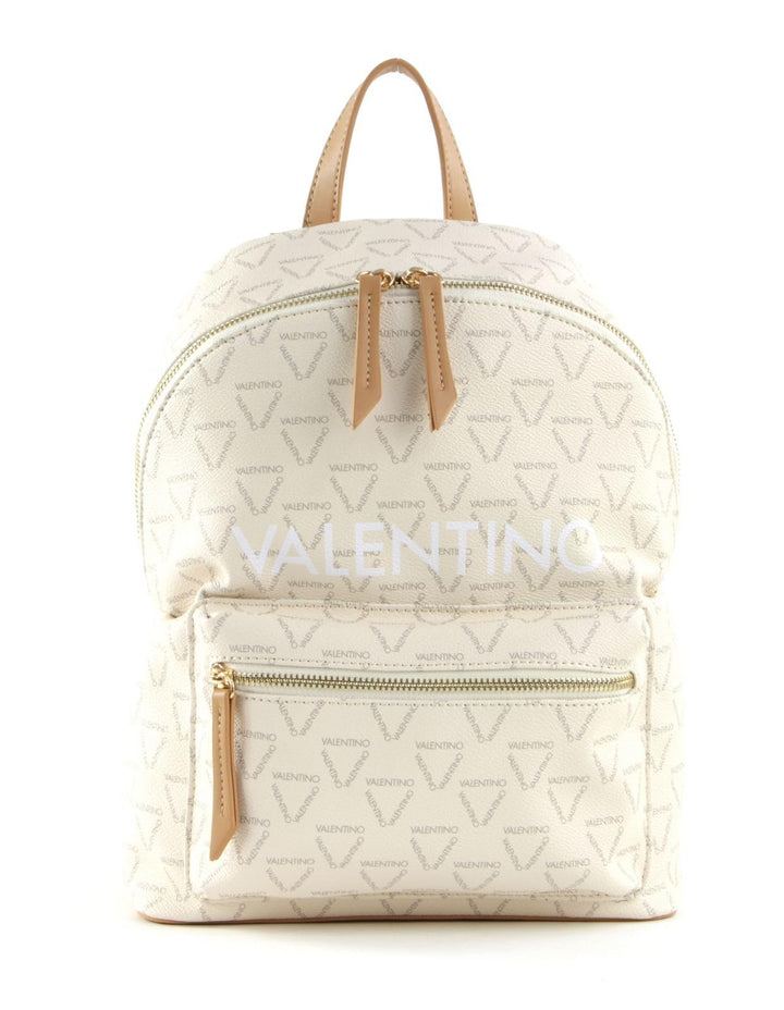Valentino Damen Liuto Backpack, Ecru/Multi