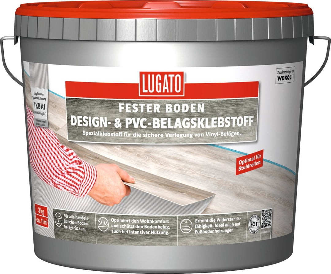 LUGATO GmbH & Co. KG Lugato Design- und PVC-Belagklebstoff 3 kg