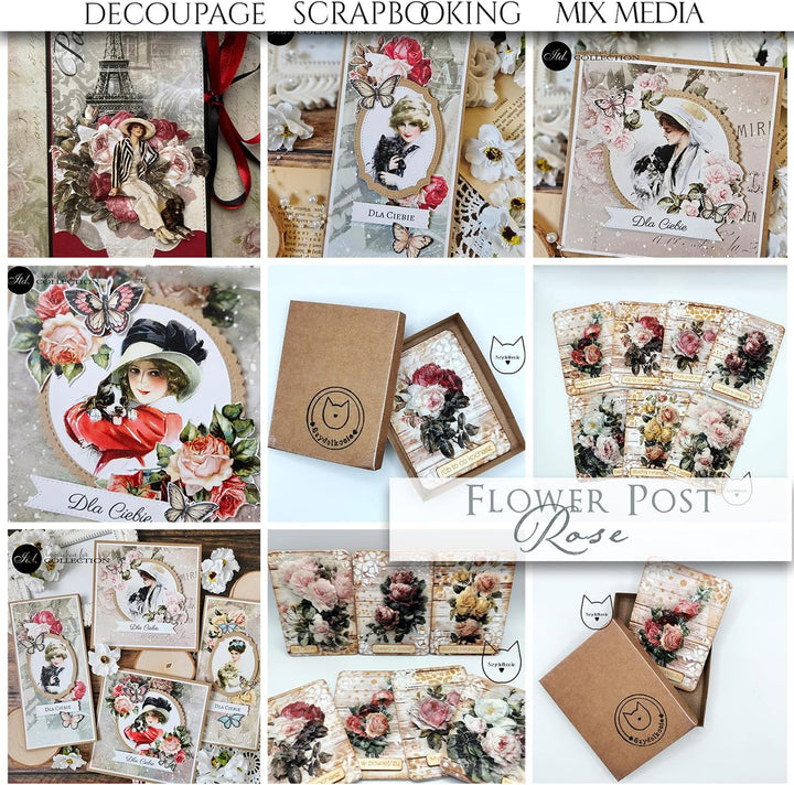 ITD Collection- Scrapbooking package 12x12 inches, scrapbooking paper, decorative paper, decoupage,
