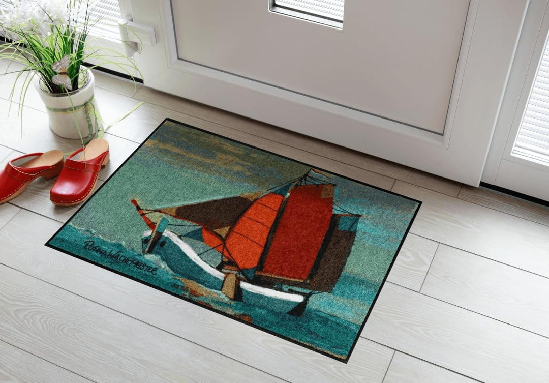 Salonloewe Rosina Wachtmeister Fussmatte waschbar Sail Away 50x75 cm SLD1313-050x075