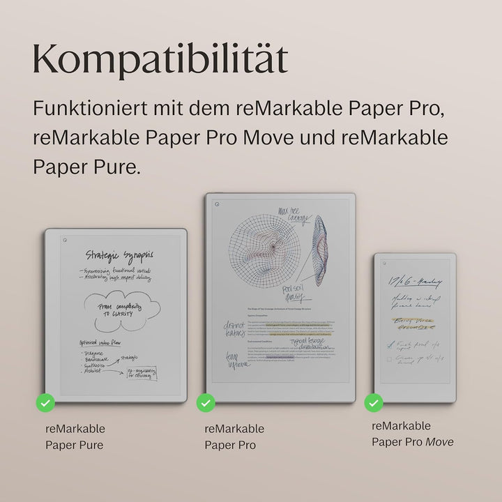 reMarkable Marker Plus für Paper Pro, Pro Move und Paper Pure | Reaktionsschneller und präziser Stif