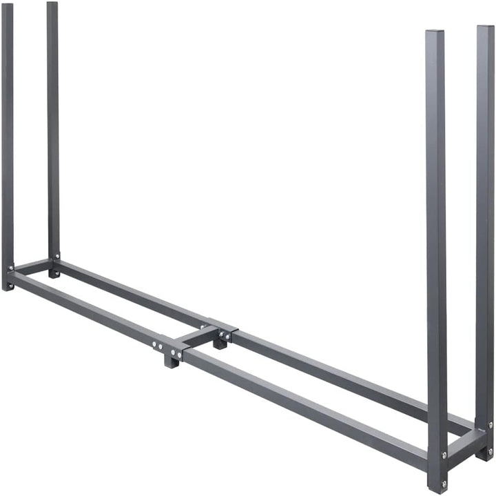 V2Aox Kaminholzregal Regal Aufbewahrung für Kaminholz Brennholz Holzunterstand Kaminholzständer Bren