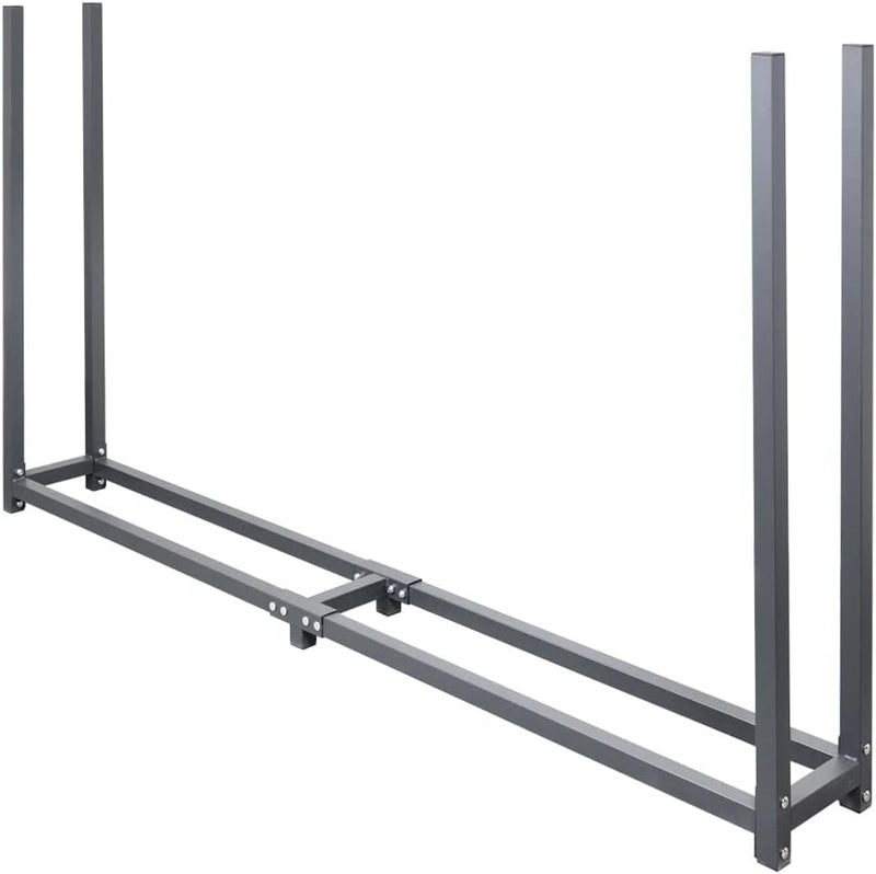 V2Aox Kaminholzregal Regal Aufbewahrung für Kaminholz Brennholz Holzunterstand Kaminholzständer Bren