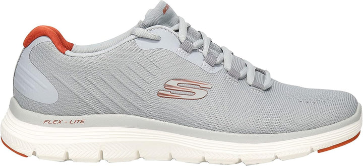 Skechers FLEX ADVANTAGE 4.0 - OVERTAKE Sneaker Grigia da uomo 232228 GRY, 40 EU