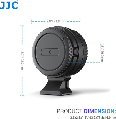 JJC EF-RF Autofokus-Adapter-Konverter für Canon EF EF/S Objektiv auf EOS R Ra RP R3 R5 R5c R6 R6II R