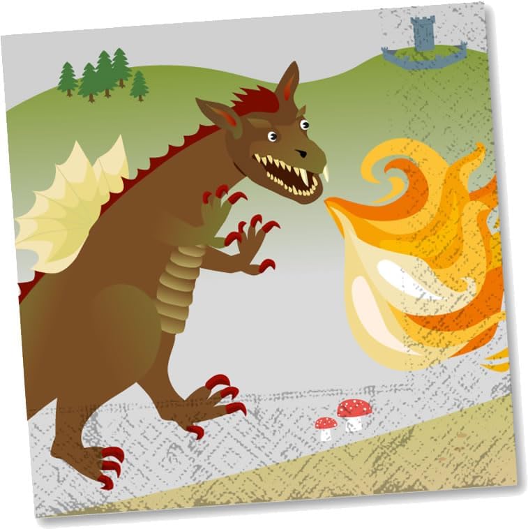 Partyset Ritter & Drache 61 tlg.