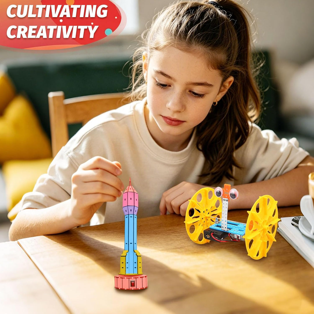 6 Stück Experimente für Kinder ab 8-14 Jahre, Elektronik Baukasten & Experimentierkasten, STEM Wisse