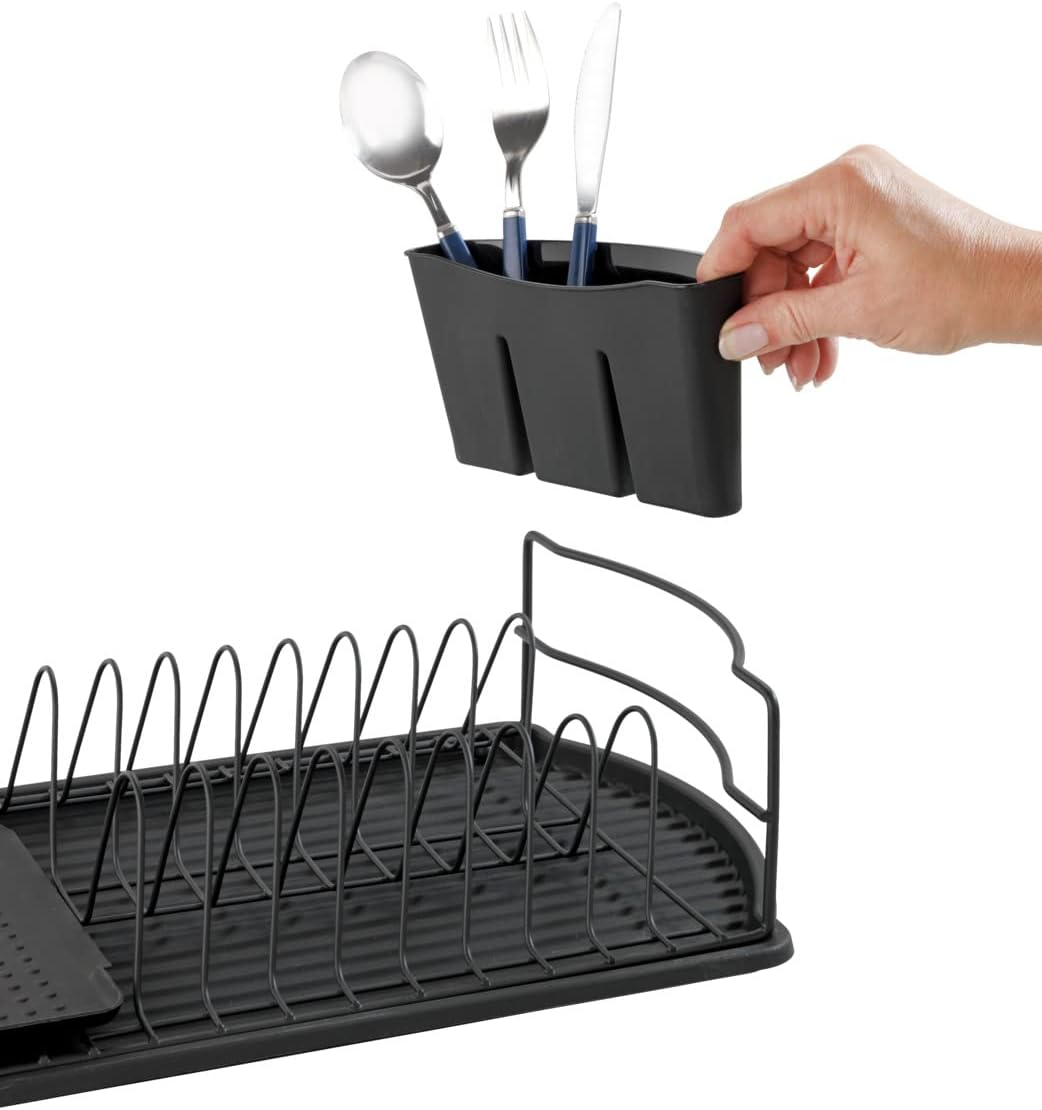 WENKO Geschirrabtropfer Basic, Abtropfgestell für Geschirr, ideal zum Abstellen neben der Spüle, aus