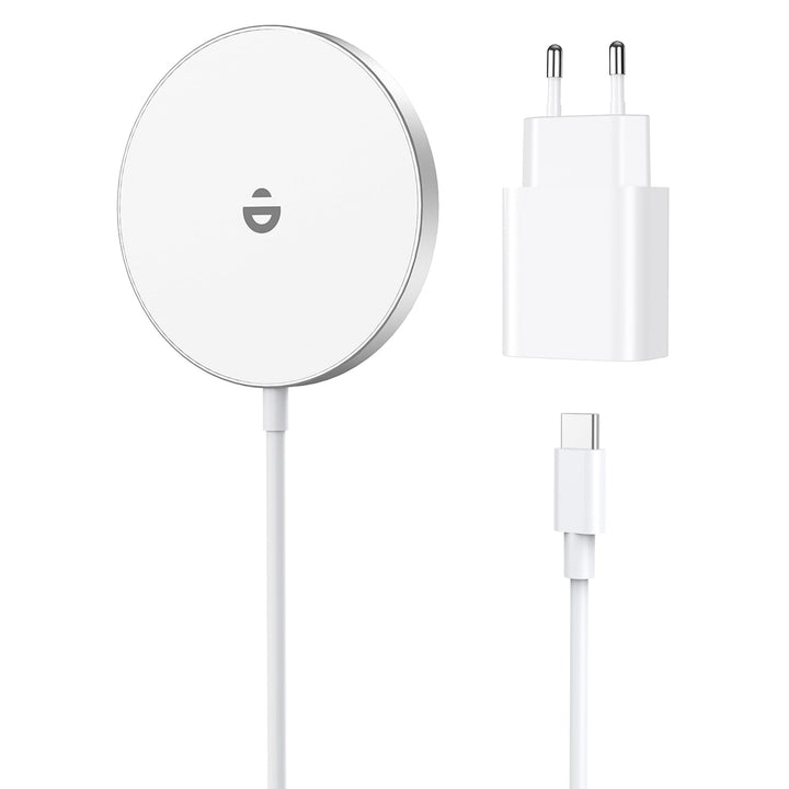Mag Safe Ladegerät iPhone mit 20W USB-C Adapter, Wireless Charger induktive ladestation für iPhone 1