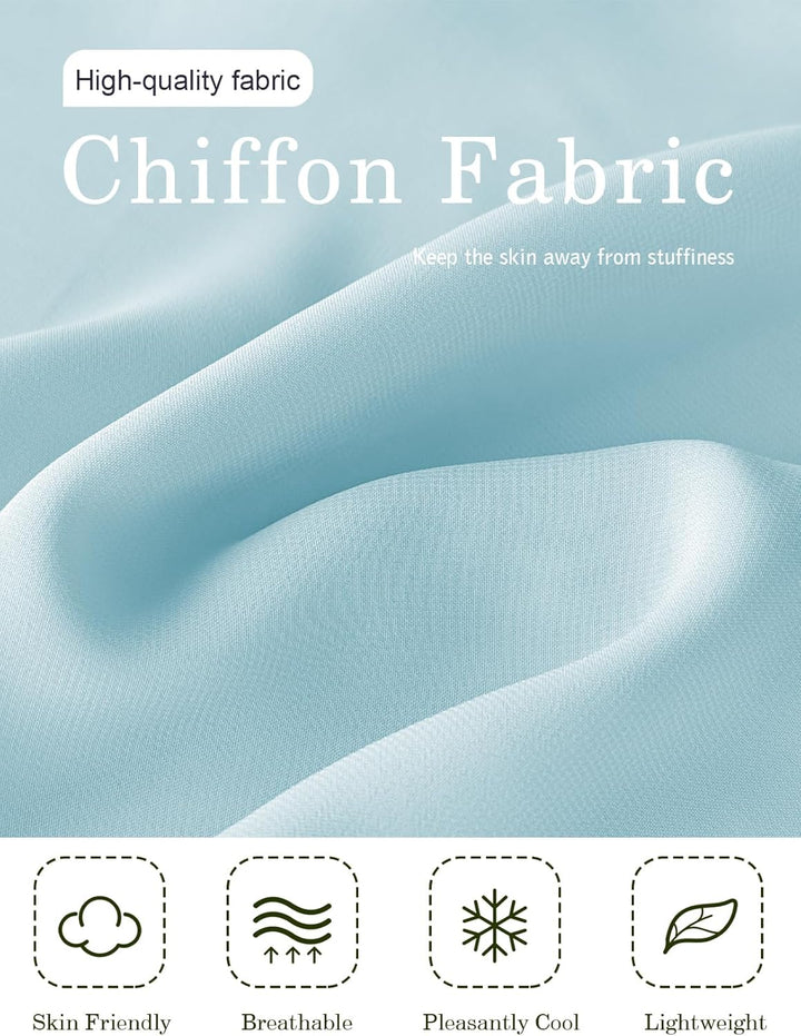 BEAUTELICATE Chiffon Schal Stola Damen Festlich Elegante Tücher Schultertuch Stola für Abendkleider