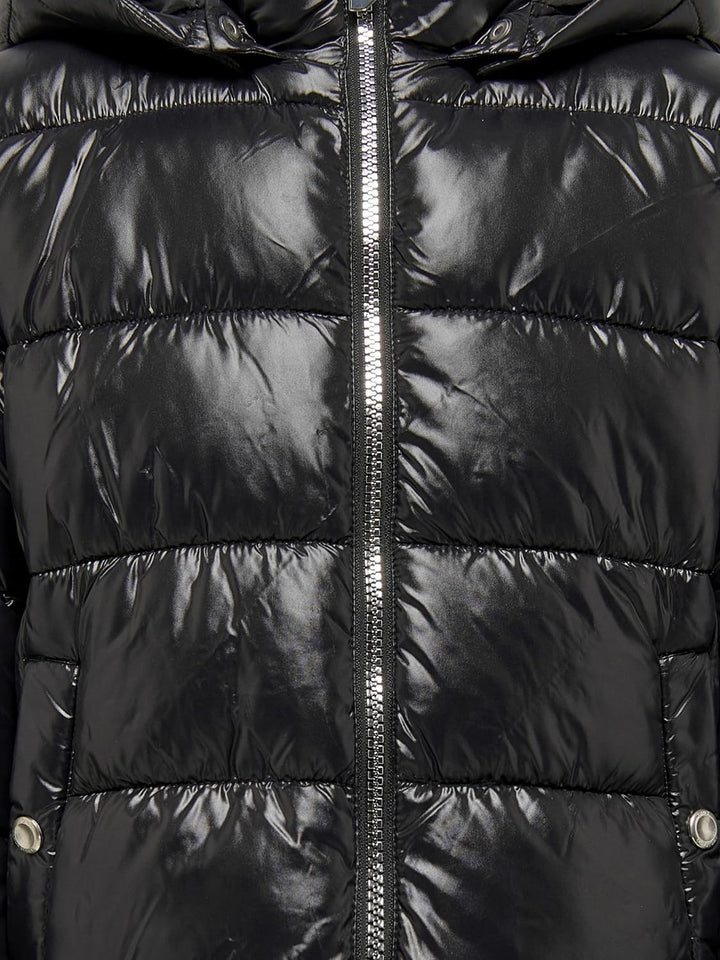 ONLY girl Jacke Abnehmbare Kapuze Steppjacke 146 Schwarz, 146 Schwarz
