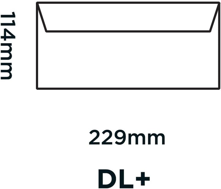 Blake Creative Colour 206 Briefumschläge Haftklebung Leuchrot DL+ 114 x 229 mm - 120g/m² | 500 Stück