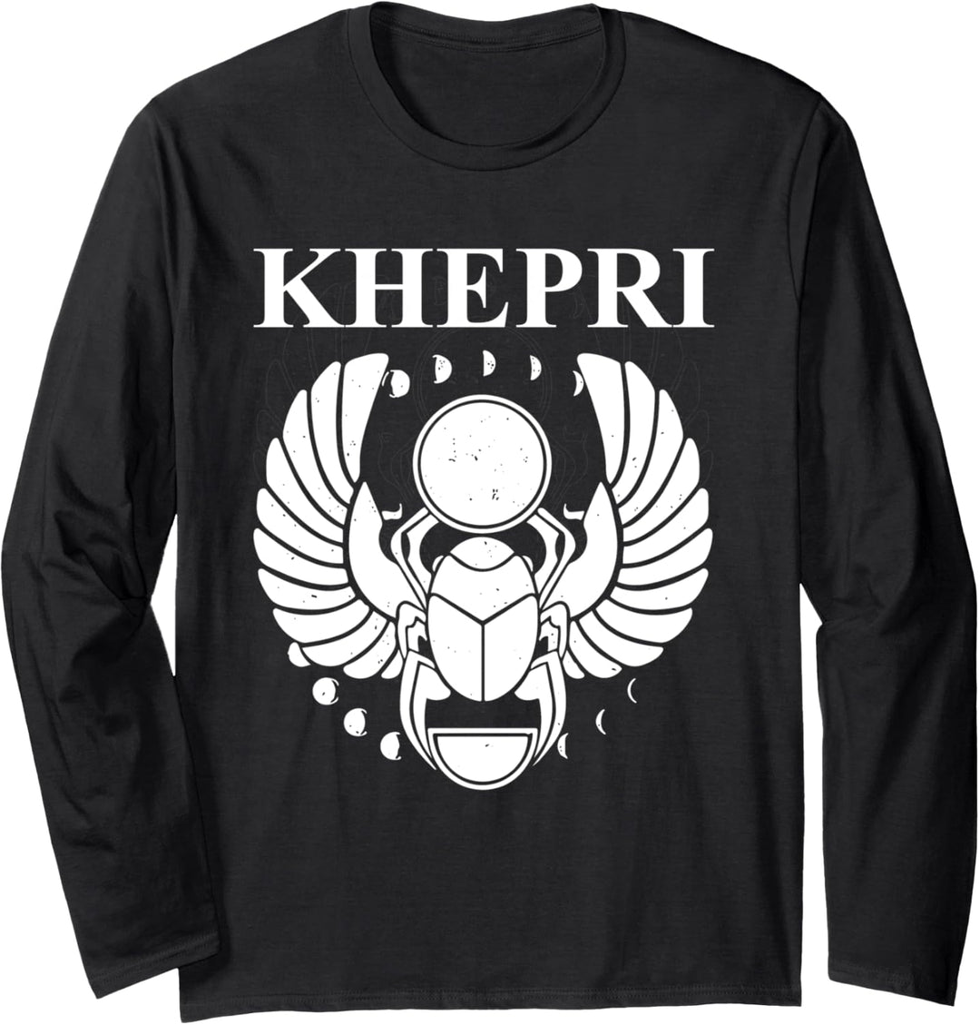Khepri Antiker ägyptischer Gott Skarabäus Langarmshirt