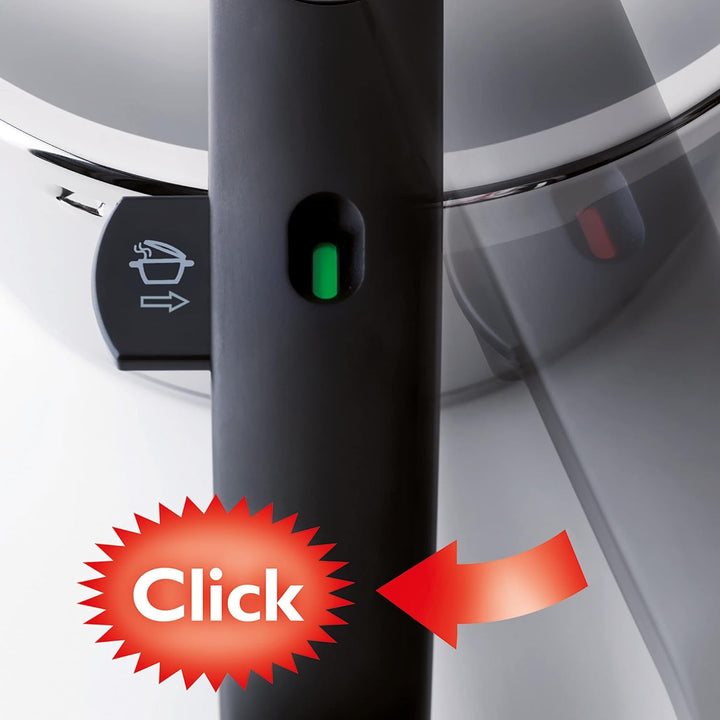 Fissler Vitaquick / Induktions-Schnellkochtopf Edelstahl-Dampfkochtopf, 2 Garstufen, stapelbar, Silb