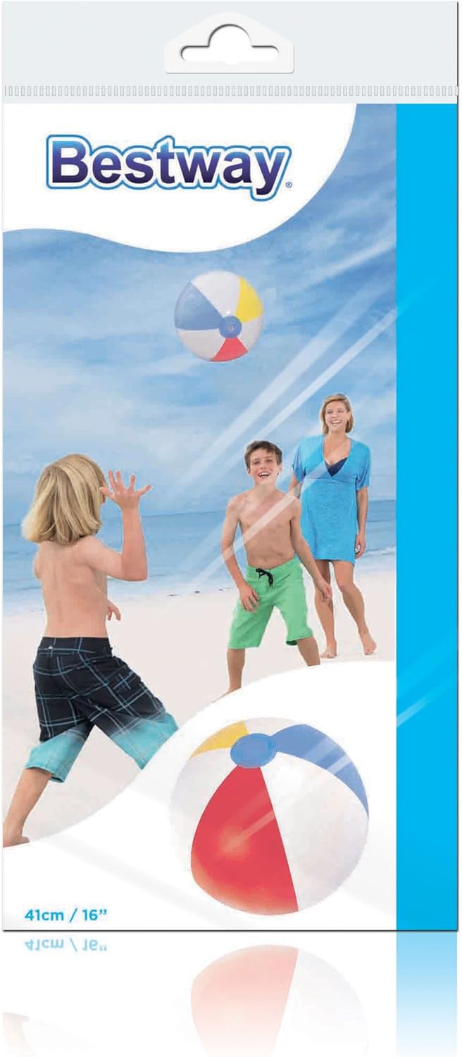 Bestway 31020B-02 - Wasserball Beach, 41 cm 28 x 28 cm, 28 x 28 cm