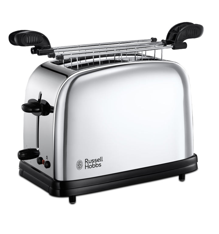 Russell Hobbs Toaster Sandwich [für 2 Scheiben inkl. Sandwich-/Panini-Zangen] Victory Edelstahl (ext