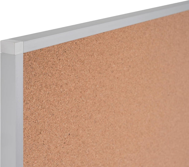Bi-Office Korktafel New Generation, Mit Aluminiumrahmen, Hochwertige Naturkorkoberfläche, Pinnwand,