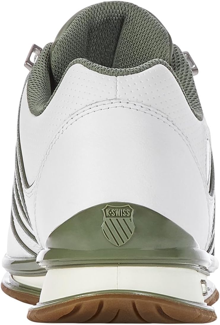 K-Swiss Rinzler SP 02283-088-M Herren Sneaker 40 EU White Deep Lichen Gum, 40 EU White Deep Lichen G