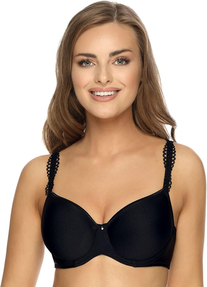 Viania 2er Pack Spacer Bügel BH Sally 144457 100B Schwarz, 100B Schwarz