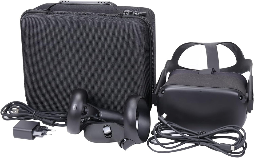 Aenllosi Hart Hülle Tasche für Meta 2/Oculus 2/PICO 4 VR Headset (Nur Tasche) (Schwarz), Schwarz