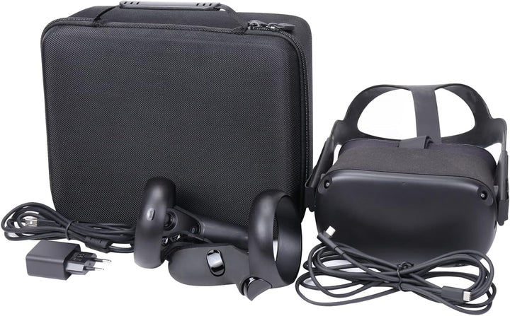 Aenllosi Hart Hülle Tasche für Meta 2/Oculus 2/PICO 4 VR Headset (Nur Tasche) (Schwarz), Schwarz
