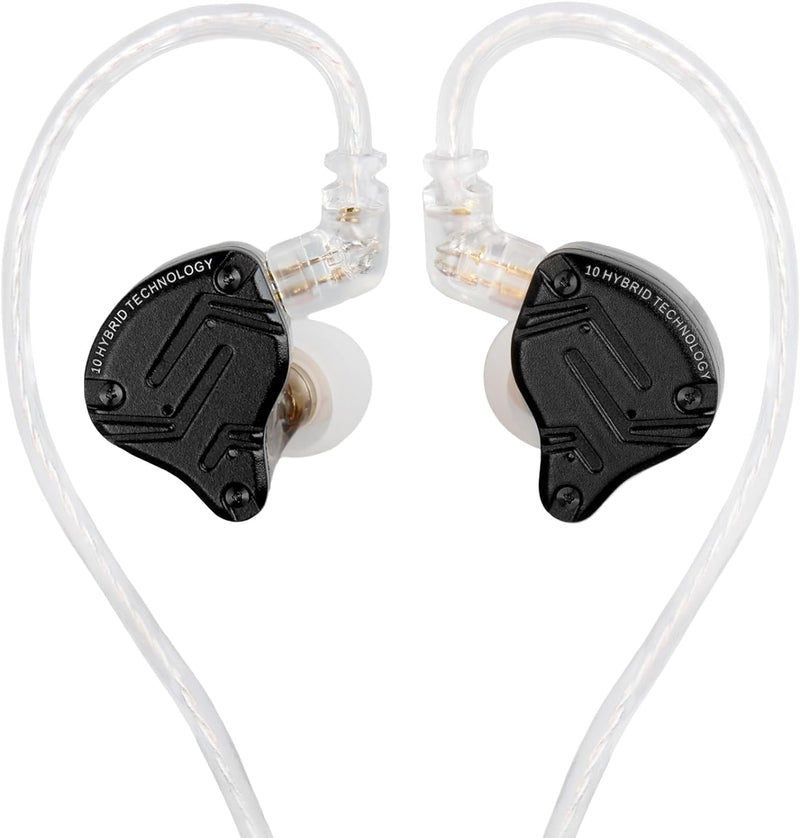 KZ ZS10 Pro X in Ohrmonitor, verbessert 4BA 1DD KZ Kopfhörer Multi-Treiber im Ohrhörhörer-IEM mit ab