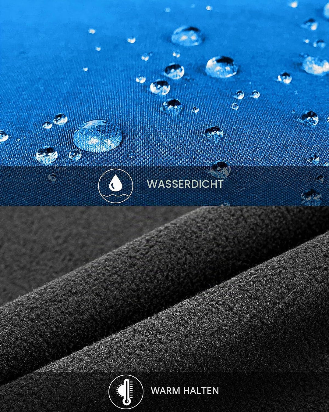 33,000ft Weste Herren Outdoor Wasserdichte Softshell Ärmellose Jacke Bodywarmer Fleece Weste Full Zi