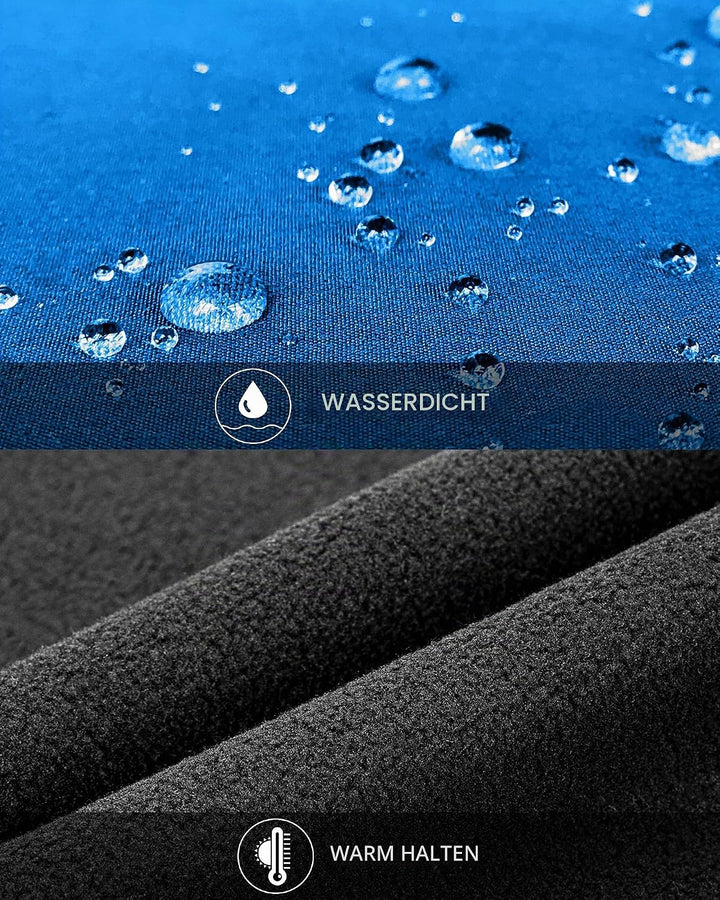 33,000ft Weste Herren Outdoor Wasserdichte Softshell Ärmellose Jacke Bodywarmer Fleece Weste Full Zi