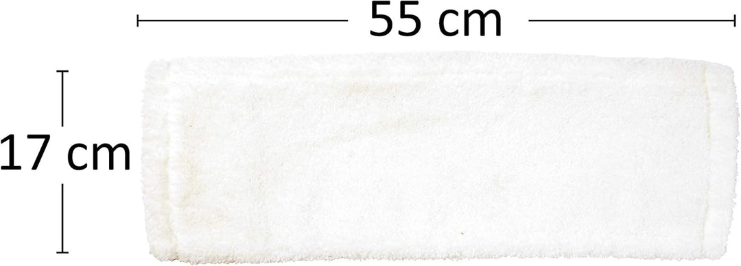 Sonty 5 Stück Mopp, Wischmop Professional, Microfaser 50cm weiss (5)