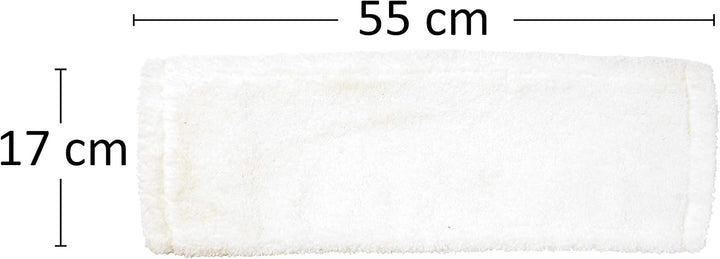 Sonty 5 Stück Mopp, Wischmop Professional, Microfaser 50cm weiss (5)