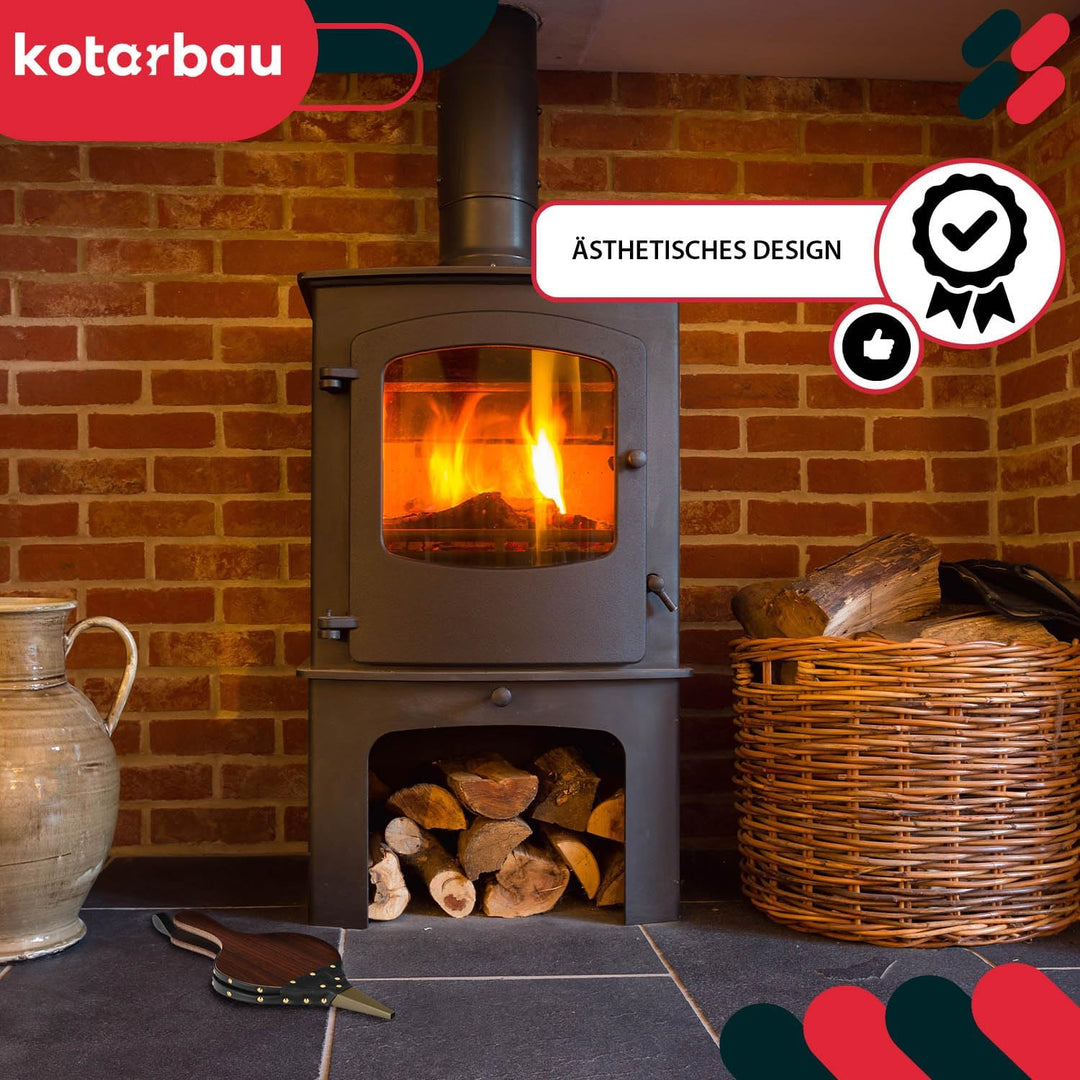 KOTARBAU® Blasebalg zum Entfachen von Gills und Feuer aus Holz und Kunststoff Grillgebläse Handblase
