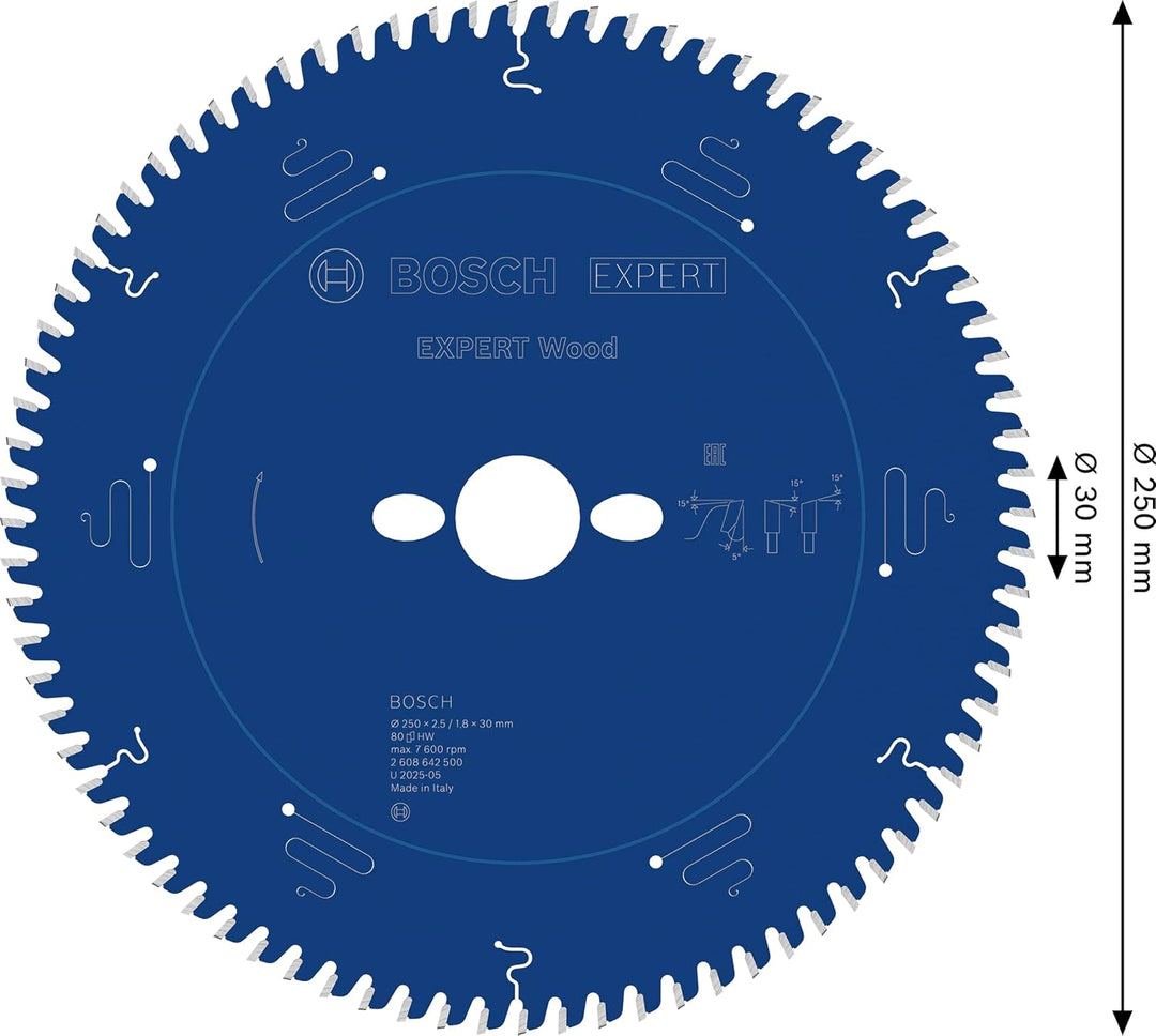 Bosch Accessories Bosch Professional Kreissägeblatt Expert for Wood zum Sägen in Holz für Tischkreis