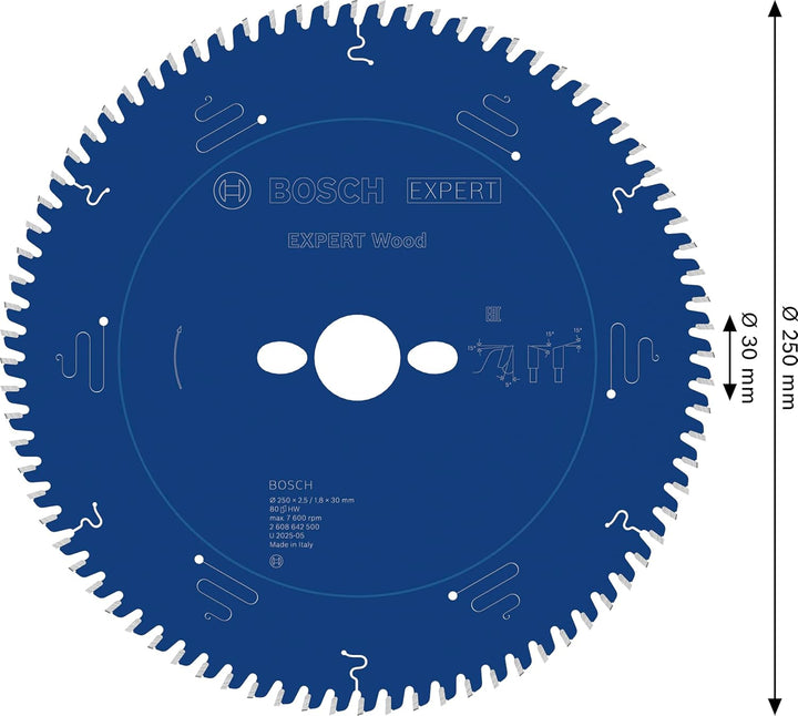 Bosch Accessories Bosch Professional Kreissägeblatt Expert for Wood zum Sägen in Holz für Tischkreis