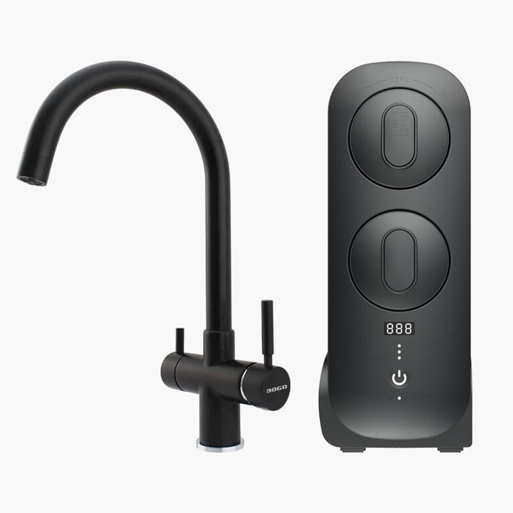 Osmo Star 2.0 + 4-Wege-Wasserhahn – Komplettset (Schwarz), Schwarz