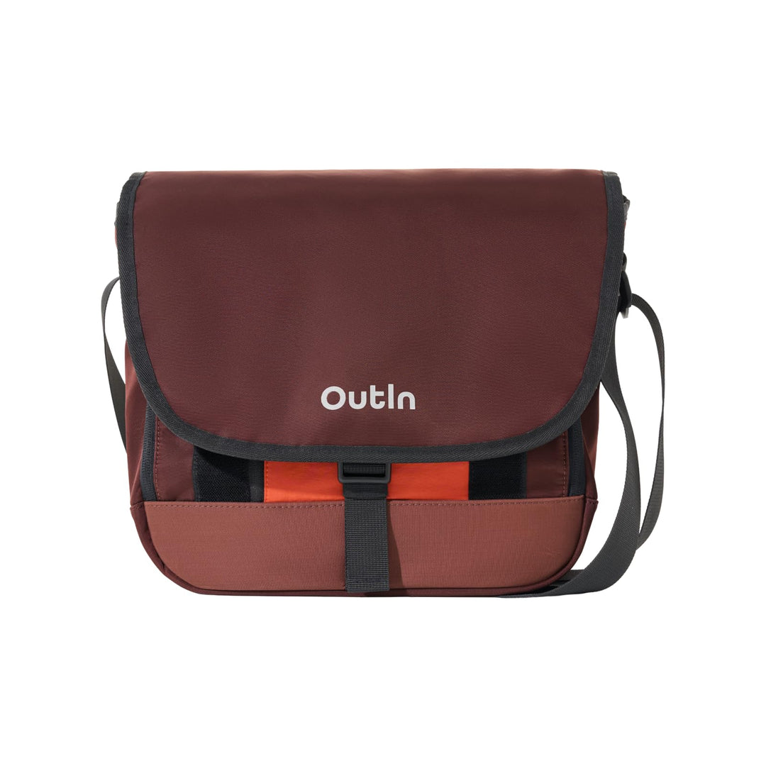 OutIn Flex Messenger Bag, Nylon Schultertasche und Reise Umhängetasche für Damen und Herren, Kompati