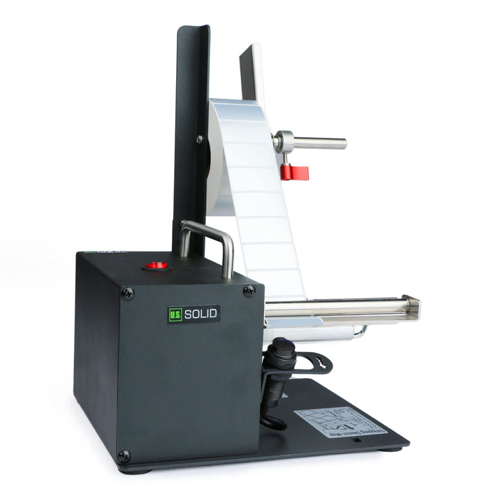 U.S. Solid Automatischer Etikettenspender Etikettendispenser - Breite 10-115MM Länge 8-130MM - Trans