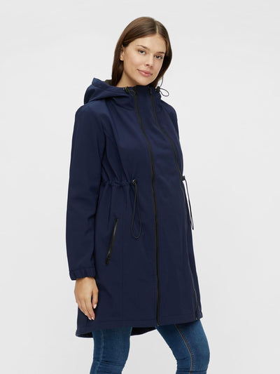 MAMALICIOUS Mama Licious female Softshell Jacke Umstands-jacke XS Navy Blazer, XS Navy Blazer