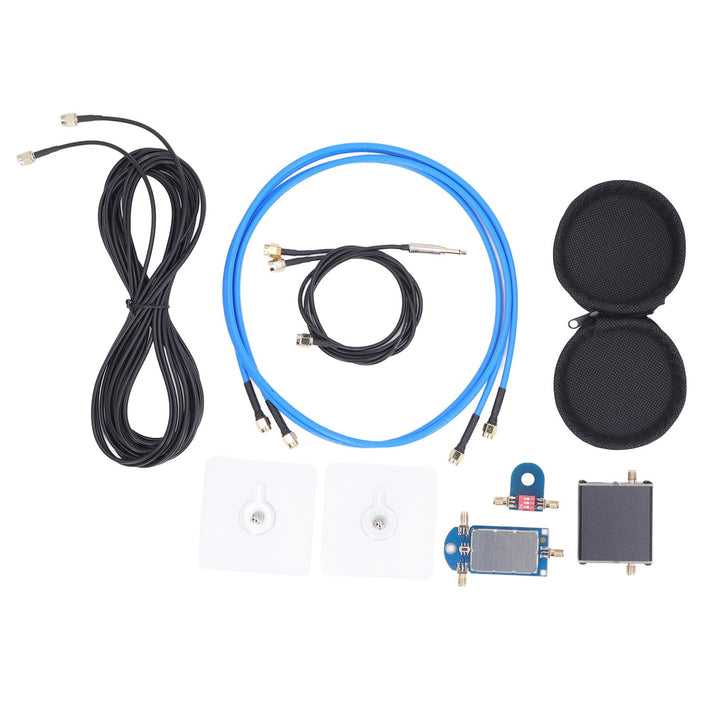 Kleine Loop-Antenne, Vollband-High-Gain-HF-AM-FM-VHF-UHF-SDR-Loop-Aktivempfängerantenne 5-12 V