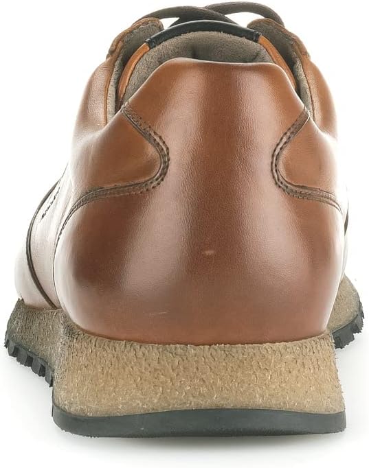 Pius Gabor Herren Sneaker Low,Halbschuhe,zertifiziertes Leder,Wechselfussbett 41 EU Braun Cognac, 41