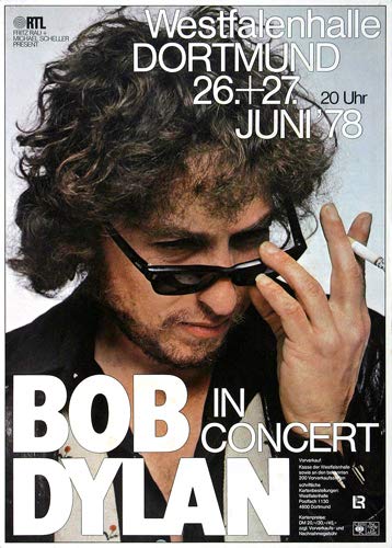 Bob Dylan and His Band - Street Legal, Dortmund 1978 » Konzertplakat/Premium Poster | Live Konzert V