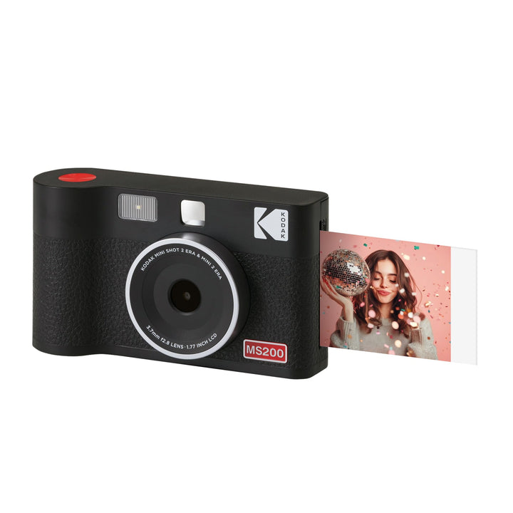 KODAK Cam Mini Shot 2 ERA Black 2,1x3,4 Mini Shot 2 Sofortbildkamera + 8 Blatts Black, Mini Shot 2 S