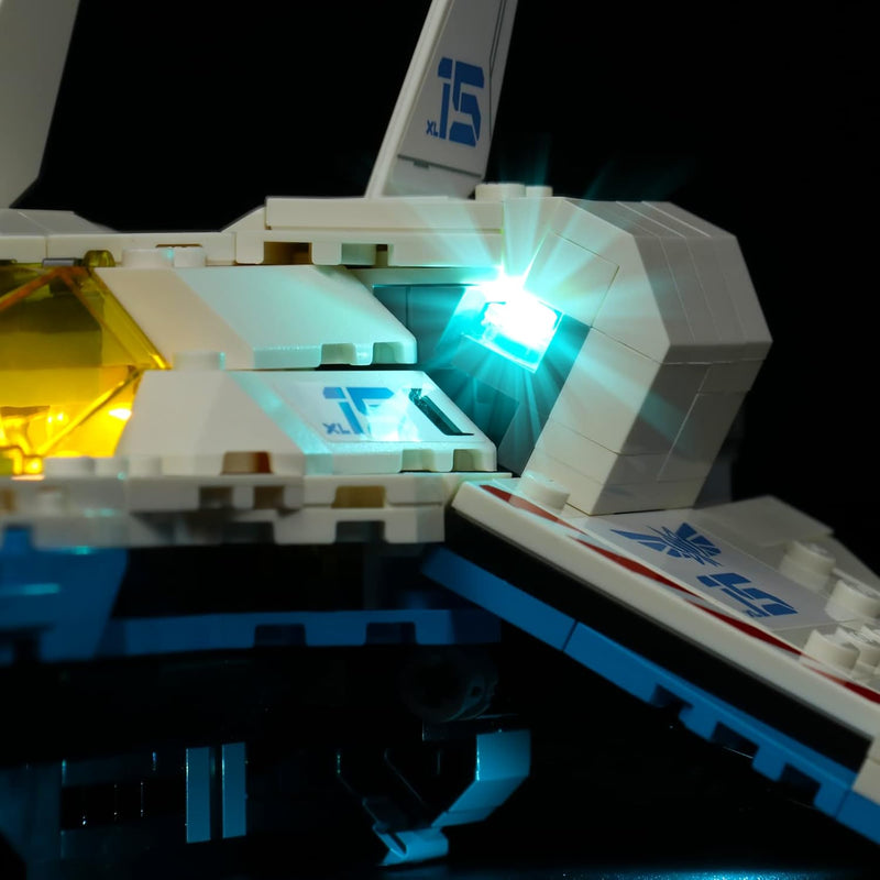 LocoLee Led Licht Set Kompatibel mit LEGO Lightyear XL-15 Sternjäger, Led Beleuchtungs Set Compatibl