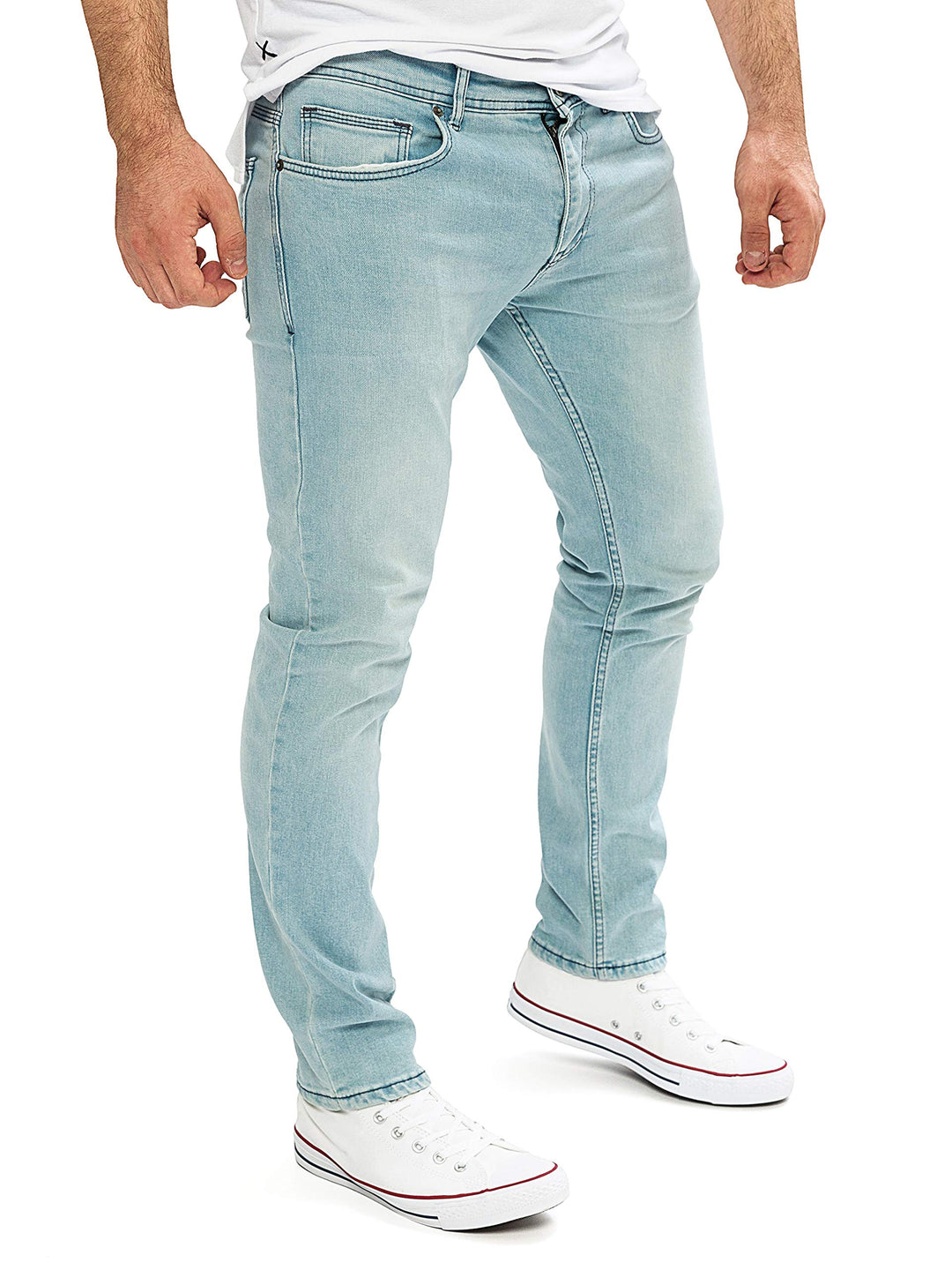 WOTEGA Herren Jeans Alistar Slim Fit 29W / 34L Blau (Cloud Blue 144306), 29W / 34L Blau (Cloud Blue