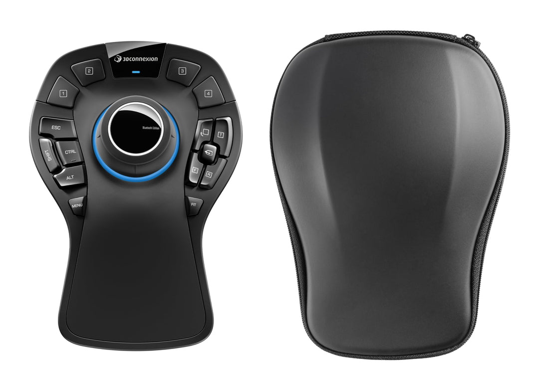 3Dconnexion | SpaceMouse Pro Wireless | Bluetooth Edition | 3D-Maus | kabellos | Mattschwarz