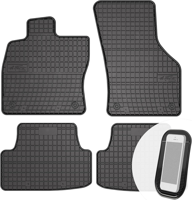 Gummimatten Auto Fussmatten Gummi Automatten Passgenau 4-teilig Set - passend für VW Golf 7 Variant