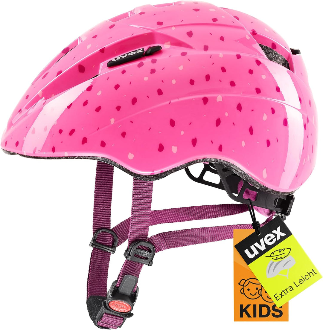 Uvex Unisex Kinder Radhelm 46-52 cm pink confetti, 46-52 cm pink confetti